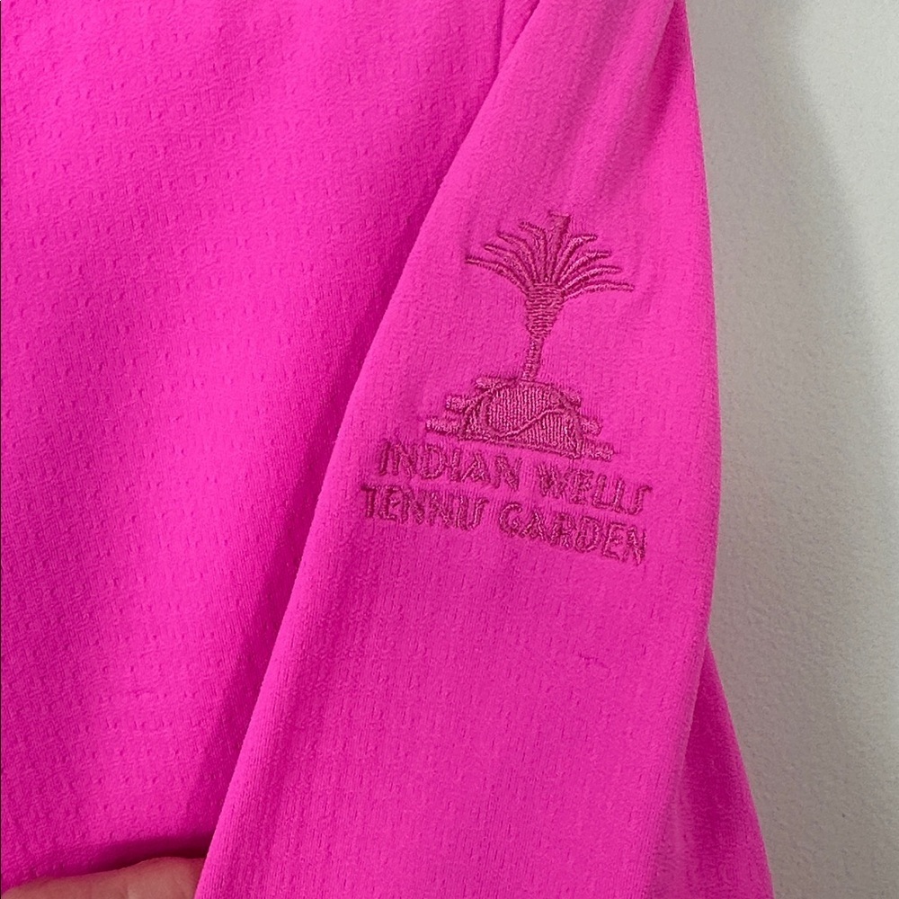 IBKUL Pink Long Sleeve Sun Protection Golf Tennis Shirt Small - Picture 4 of 8